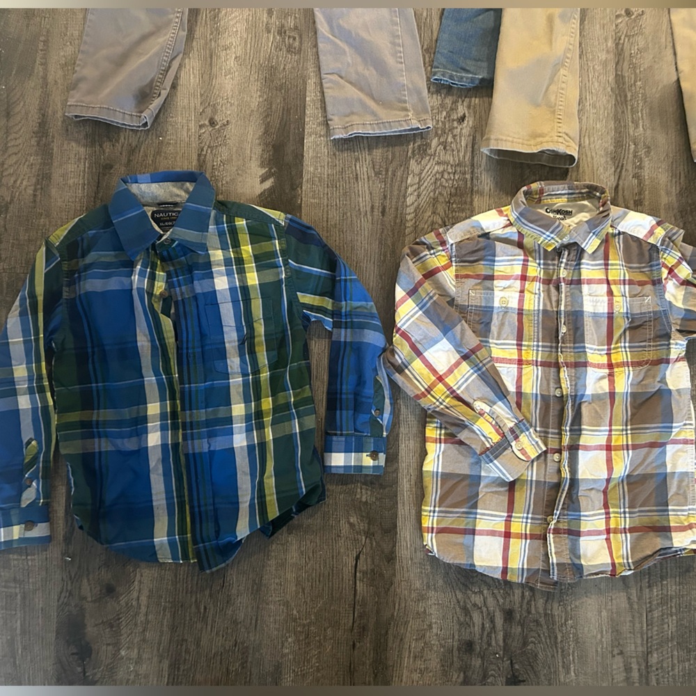 Boys size 7 bundle lot, 6 jeans, 2 long shirts, 5 tee, 1pj - Picture 2 of 8